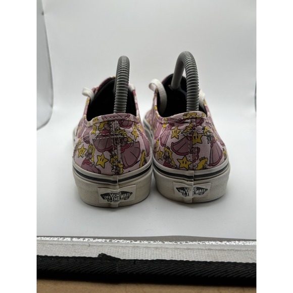 Vans x Nintendo Princess Peach Sneakers Women's Allover Video Game Graphics 8.5 - Picture 5 of 10
